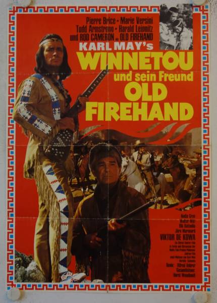 Old Firehand re-release german movie poster